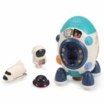 Lexibook - My rocket with star projector - Space knowledge, quizzes, music... (French)