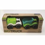 Pack of 2 trucks in wheat fibers, recyclable and biodegradable