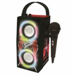 THE VOICE - Trendy Bluetooth speaker - Portable with microphone and light effects