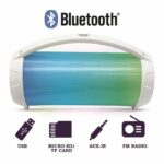 FLASHBOOM Fully illuminated portable Bluetooth speaker with detachable wired microphone iParty - LEXIBOOK - Image 2