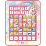 LEXIBOOK – Educational & Bilingual Unicorn Tablet – French, English – Bilingual Educational Alphabet