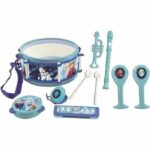 LEXIBOOK - THE QUEEN OF SNOW - Lot of 7 Musical Instruments Child - Tambourine - Maracas - Castanets - Harmonica - Flute a be