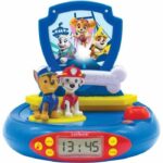 LEXIBOOK – PAT PATROUILLE – Radio Child Alarm Clock with Projections Images