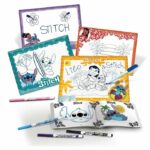 Drawing kit - LISCIANIGIOCHI - STITCH - Scented markers - Colored pencils, stickers - Image 2