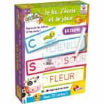 I read, write and play with the farm - Carotina - learning game - 72 erasable cards - LISCIANI