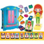 Wooden doll to create fantastic outfits - LISCIANI - Montessori method - Image 2