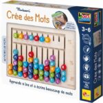 Word search - Montessori game - MONTESSORI - Wooden board, magnetic letters and numbers