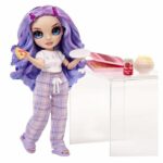 Junior High Pyjama Party - 22 cm Articulated Fashion Doll - Violet (Purple) - Many Accessories - Ages 4 and Up - Image 2