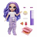 Junior High Pyjama Party - 22 cm Articulated Fashion Doll - Violet (Purple) - Many Accessories - Ages 4 and Up - Image 3