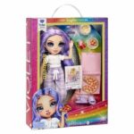 Junior High Pyjama Party - 22 cm Articulated Fashion Doll - Violet (Purple) - Many Accessories - Ages 4 and Up - Image 6