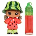 Yummiland - 1 10 cm doll and a glittery gloss to create - Maya - Watermelon flavor - From 4 years old