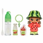 Yummiland - 1 10 cm doll and a glittery gloss to create - Maya - Watermelon flavor - From 4 years old - Image 3