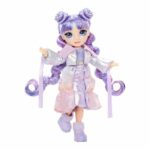 Rainbow High - Winter Wonderland - 1 mannequin doll (Violet) of 27cm - 1 magical outfit and accessories - Snowman to create