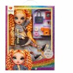 Rainbow High - Sparkle & Shine - 27cm fashion doll - Orange - Liquid glitter legs - Ages 4 and up