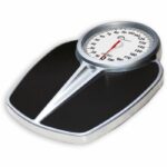 Mechanical personal scale LITTLE BALANCE 8182 PRO M 200, 200 kg / 1 kg, Large screen, Professional, Black & Chrome