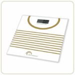 Electronic personal scale LITTLE BALANCE Mariniere Gold - electronic scale - 180 kg/100 g - Design Mariniere Gold