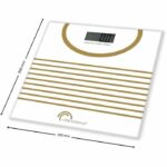 Electronic personal scale LITTLE BALANCE Mariniere Gold - electronic scale - 180 kg/100 g - Design Mariniere Gold - Image 3