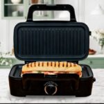 LITTLE BALANCE 8368 Speed'n Mixt 1200, Waffle iron & Grill 2 in 1, 1 waffle plate, 1 interchangeable grill plate, 1200 W, Stainless steel - Image 4