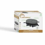 Raclette machine - LITTLE BALANCE - Multi cheese - 1200 W - 8 people - Removable grill / crepe - Midnight blue - Image 4