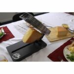 Raclette machine - LITTLE BALANCE - Savoyard quarter wheel - 600 W - 4 people - Meuuuh design / Stainless steel - Image 3