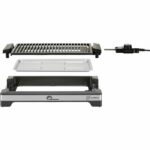 LITTLE BALANCE Electric Barbecue - Easy Nopifas - Cooking surface 38 x 25 cm - PFAS-free microceramic coating - 2000W - Image 3