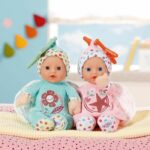 Baby Born - 2 Angel Rag Dolls - 18cm - Can be attached - Integrated rattle - Very soft - From 0 months - Image 3