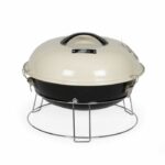 Portable charcoal barbecue - LIVOO - DOC301 - Champagne and black