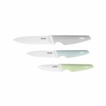 3-piece knife block - LIVOO - MEC137 - 7.5 / 10 / 12.5 cm - Ceramic blade - Dishwasher safe