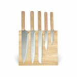 Set of 5 knives - LIVOO - MEC136 - 20 to 32.5 cm - Stainless steel blade - Magnetic support - Image 4