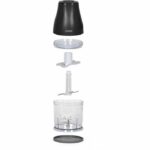 Chopper - LIVOO - 300 ml - 400 W - 1 speed and turbo function - 2 stainless steel blades - Black - Image 2