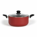 28 cm Dutch oven - LIVOO - MEP151R - Non-stick without PFOA or PFOS - Silicone handles - Suitable for all hobs including induction - Image 2