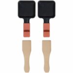 Connectable 2-person raclette - LIVOO - DOC310R - 450W - 2 people - Automatic thermostat - 2 wooden spatulas and 2 fondue pots - Image 5