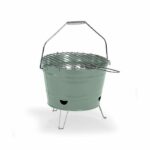 Portable charcoal barbecue - Livoo - DOC327V - Green - Lightweight - Foldable - Easy to clean