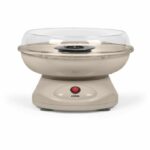 Cotton candy machine - LIVOO - DOM468C - 450W - Removable bowl and lid - Measuring spoon and 10 bamboo sticks included