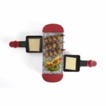 LIVOO DOC156RC - Raclette machine 2 people - 350W - Removable granite tray - Non-slip feet - Chili red – Bild 5