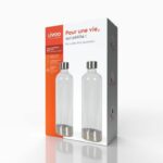 Set of 2 carbonating bottles - LIVOO - DOM464AC1 - 2 x 1L - Compatible with LIVOO DOM464 - PET bottle – Bild 4