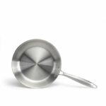 Brigade - 24 cm stainless steel frying pan - LIVOO - MEP158 - Triply stainless steel - Suitable for all hobs including induction - Made in France - Image 3