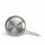 Brigade - 24 cm stainless steel frying pan - LIVOO - MEP158 - Triply stainless steel - Suitable for all hobs including induction - Made in France - Image 4