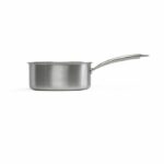 Brigade - 18 cm stainless steel saucepan - LIVOO - MEP160 - Triply stainless steel - Suitable for all heat sources including induction - Made in France - Image 2