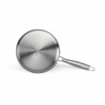 Brigade - 18 cm stainless steel saucepan - LIVOO - MEP160 - Triply stainless steel - Suitable for all heat sources including induction - Made in France - Image 4