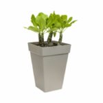 Square high flower pot 30 - White - Elho Loft Urban - 100% recycled - Image 2
