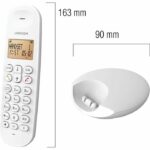 Cordless landline telephone - LOGICOM - DECT ILOA 150 SOLO - White - Without answering machine - Image 2