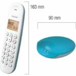 Fixed cordless telephone - LOGICOM - DECT ILOA 150 SOLO - Turquoise - Without answering machine - Image 2