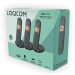 Cordless landline phone - LOGICOM - DECT ILOA 350 TRIO - Black - Without answering machine - Image 5