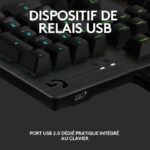 Logitech G - Gaming Keyboard - G513 Mechanical - LIGHTSYNC RGB with GX Brown switches - Carbon - Image 4