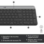 Logitech - MK470 Ultra-Slim Wireless Keyboard + Mouse and Silent Wireless System - Compact and Flat Layout - 2.4 GHz USB Receiver - Image 6