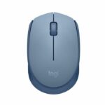 Logitech M171 Wireless mouse 2.4 GHz with mini -USB mini -receiver, optical monitoring, ambidextrous - blue gray