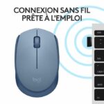 Logitech M171 Wireless mouse 2.4 GHz with mini -USB mini -receiver, optical monitoring, ambidextrous - blue gray - Image 6
