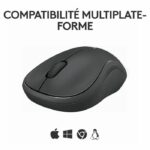 Logitech M240 mouse bluetooth, wireless, compact, portable, fluid monitoring - graphite - Image 6