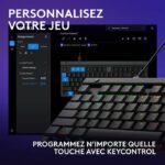 Gaming keyboard - wired - Logitech G - G515 TKL - Mechanical - RGB - AZERTY - Black – Bild 5